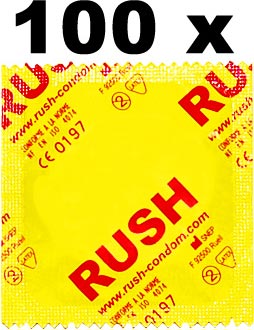 100 Stück RUSH Kondome