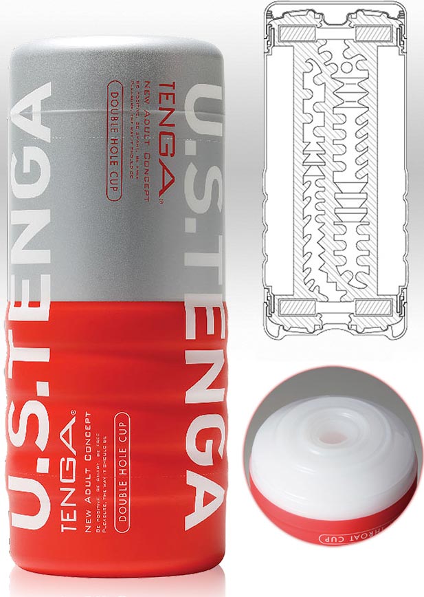 Tenga - Double Hole Cup US Masturbator